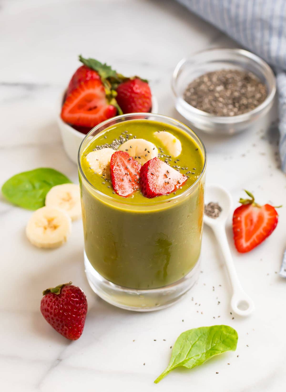 Strawberry Spinach Smoothie