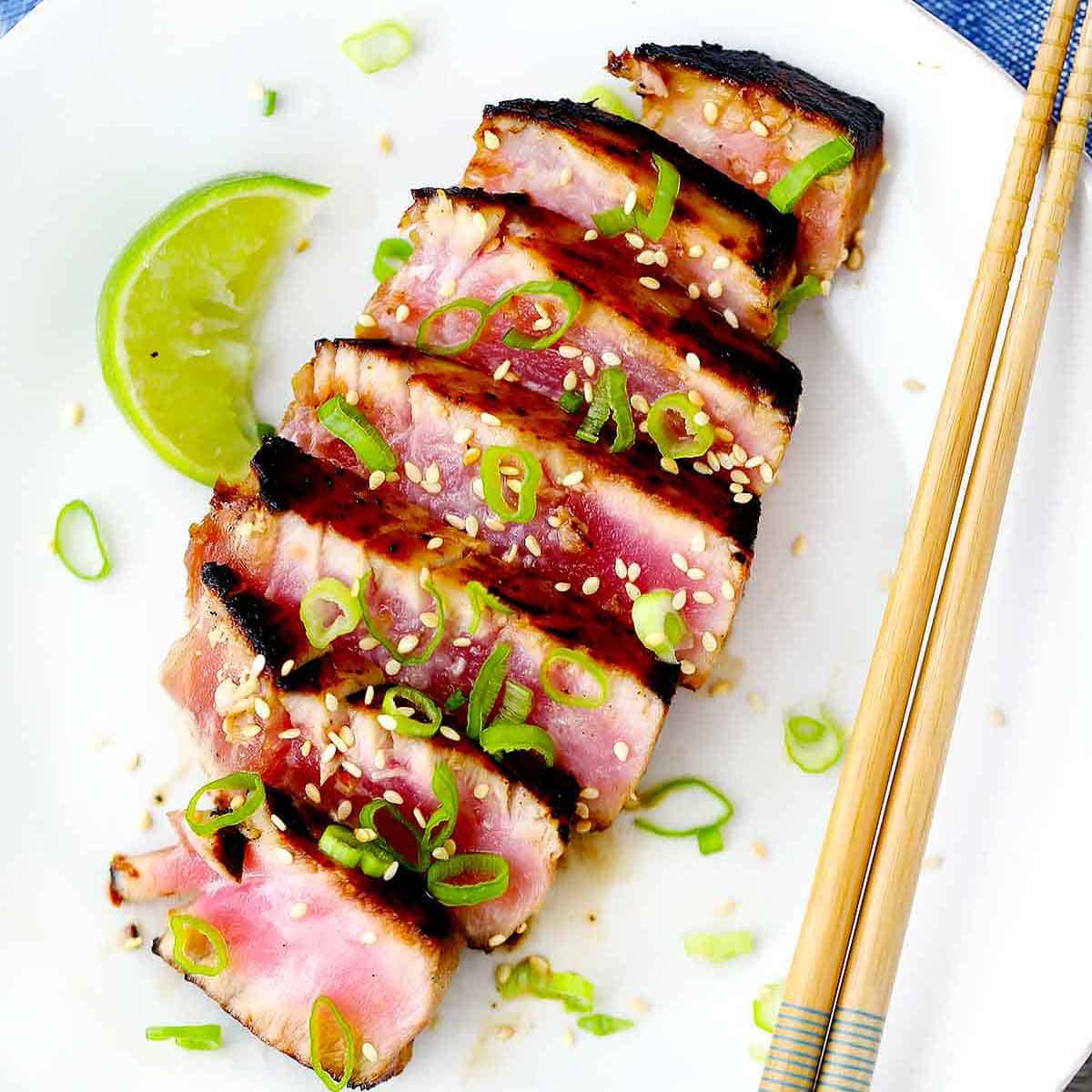 Six-Minute Seared Ahi Tuna Steaks