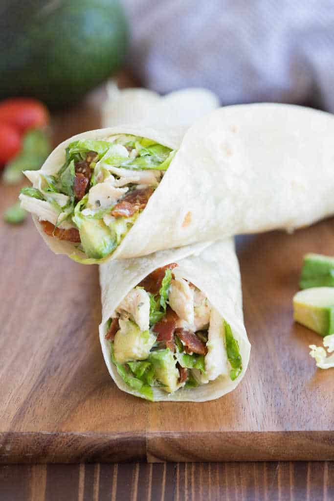 Chicken Bacon Avocado Wrap