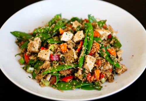 Quinoa Stir-Fry with Vegetables & Chicken