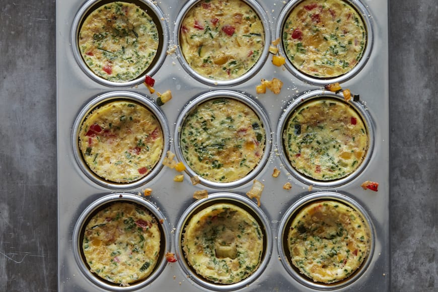 Petite Vegetable Frittatas