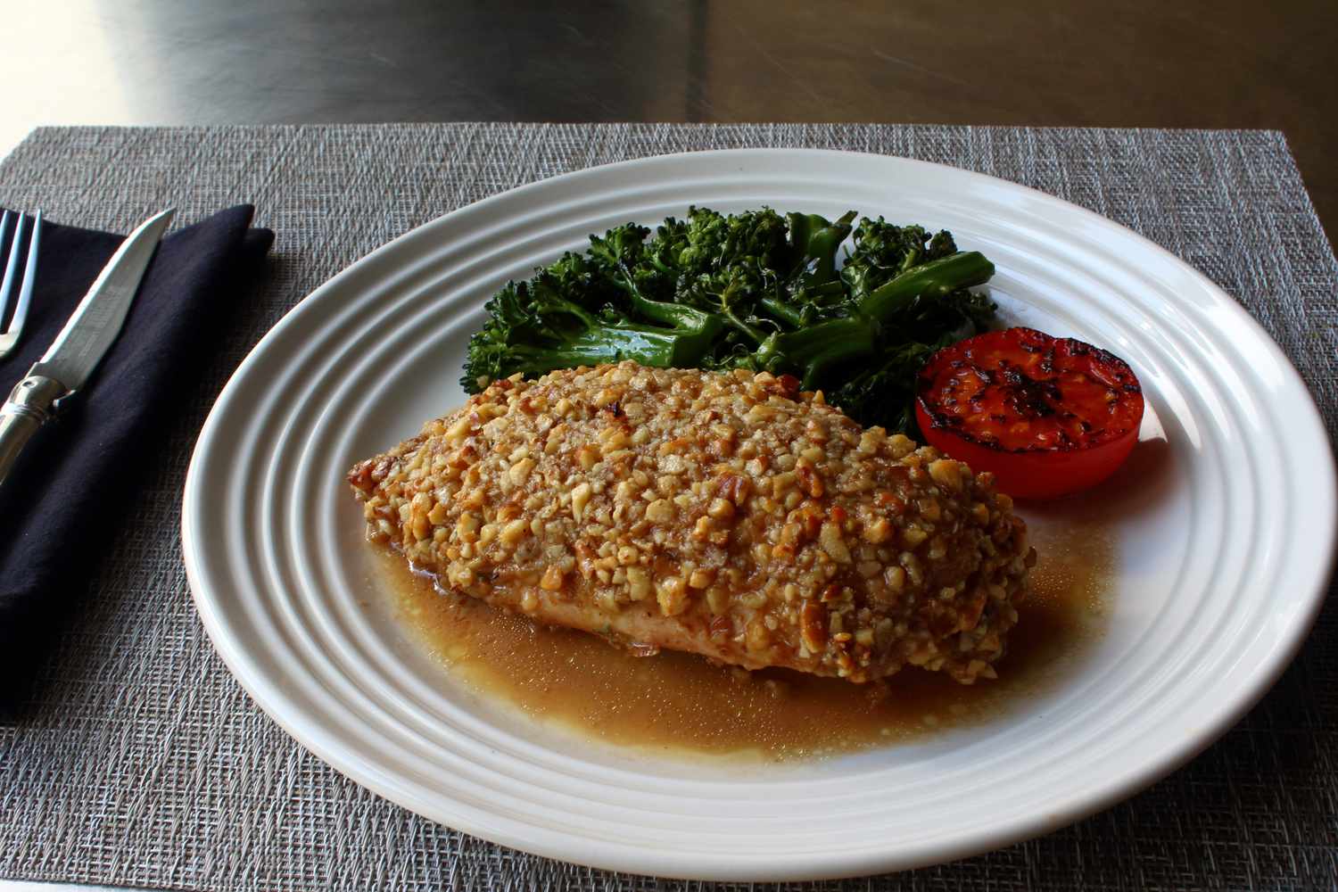 Walnut-Crusted Chicken Breast