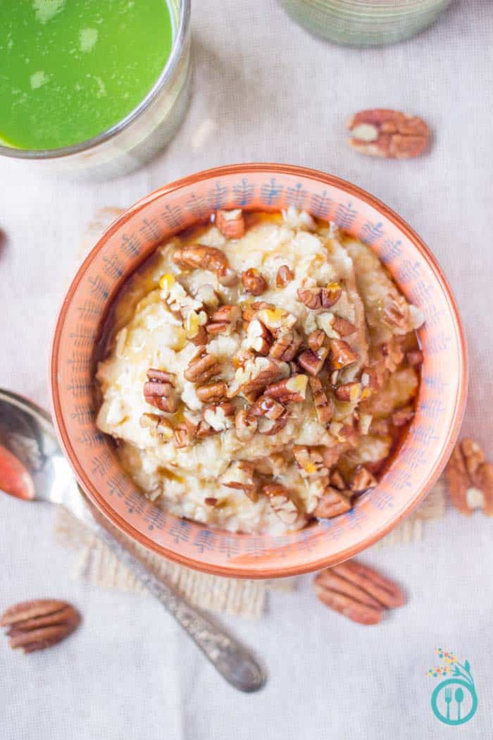 Maple Pecan Quinoa Breakfast Bowl