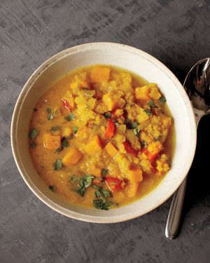 Red Lentil and Sweet Potato Stew