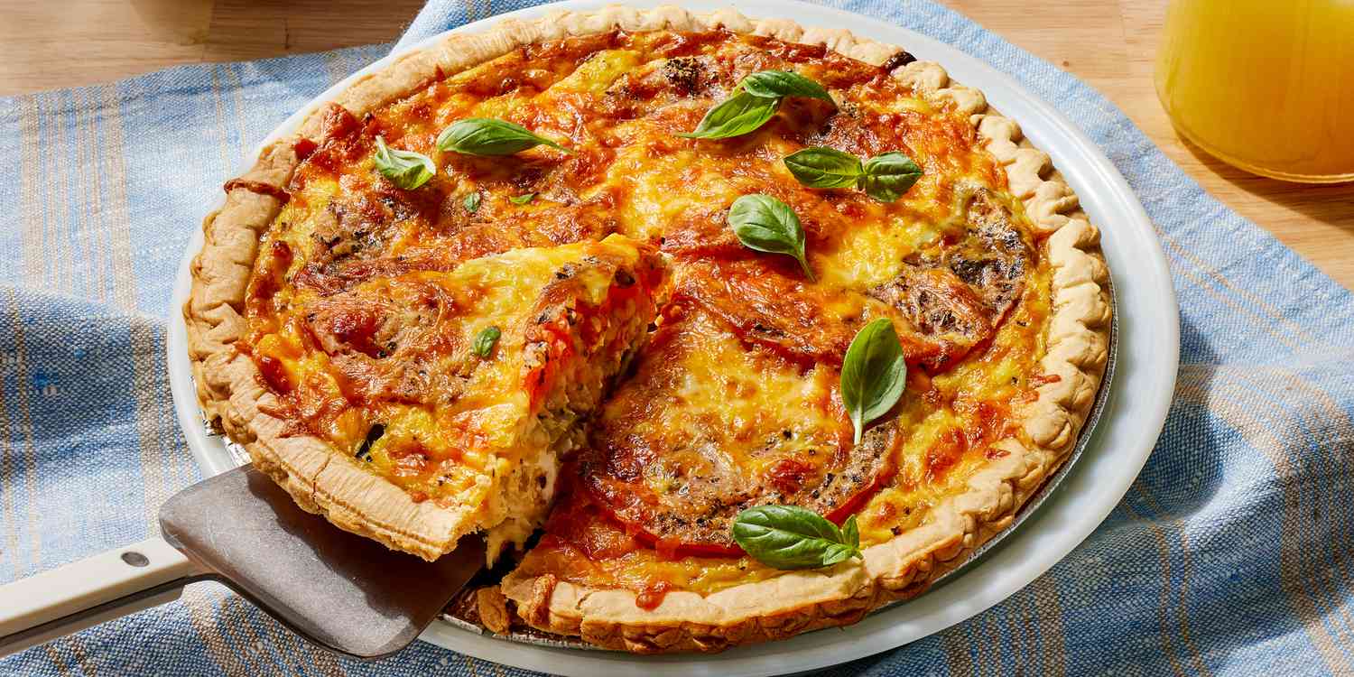 Loaded Vegetarian Quiche