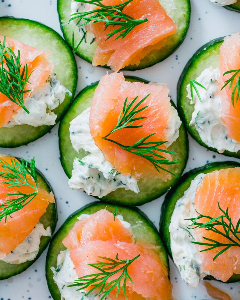 Smoked Salmon & Cucumber Appetizer