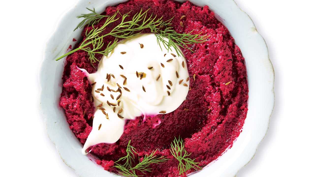 Roasted Beet and Walnut Dip