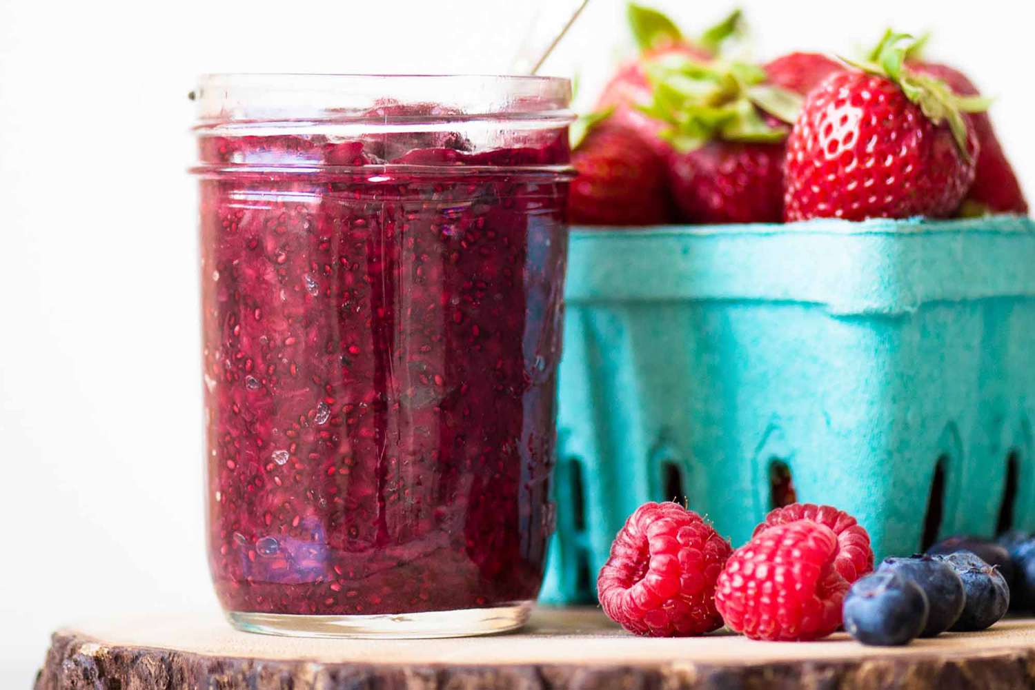 Chia Seed Jam With Berries