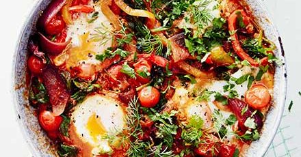 Healthy shakshuka