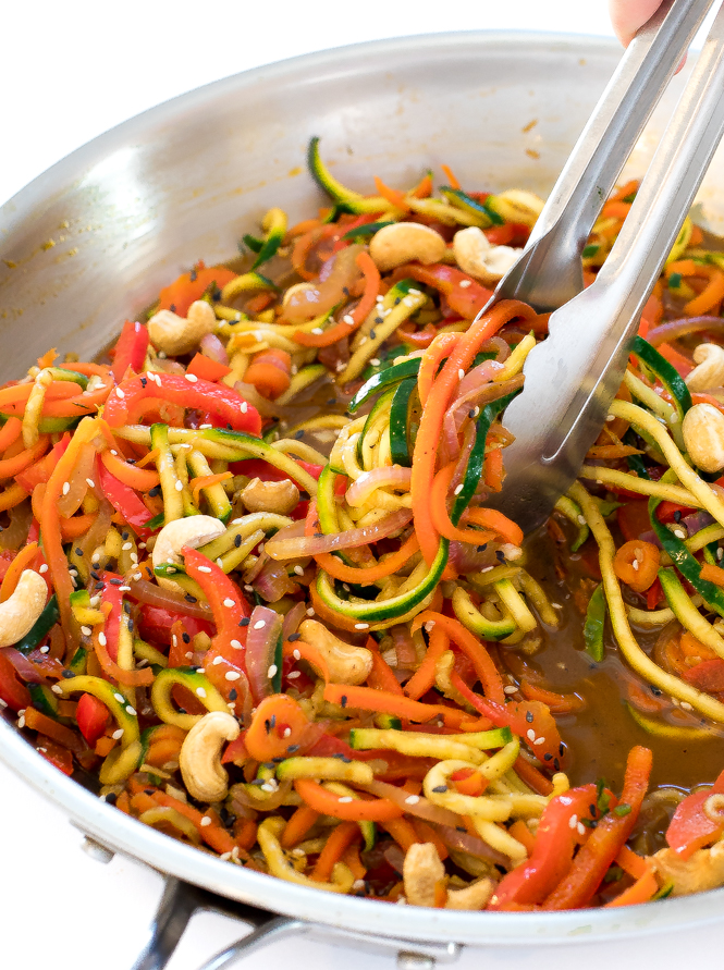 Zucchini Noodle Stir Fry