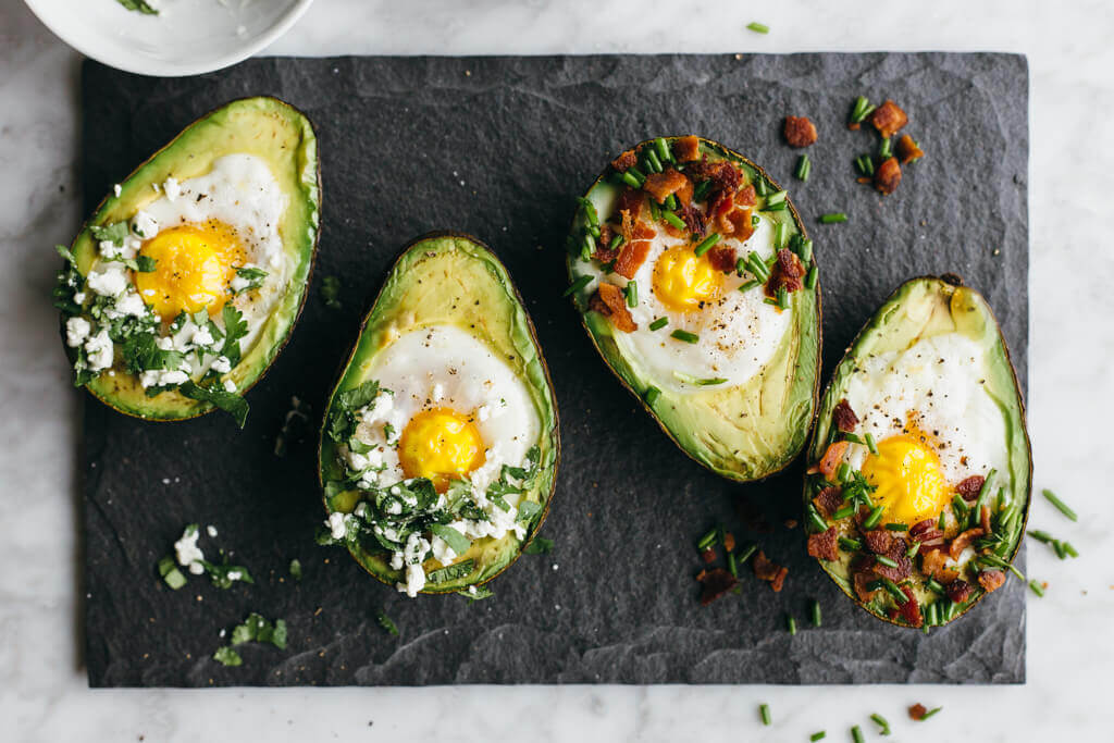 Baked Eggs in Avocado