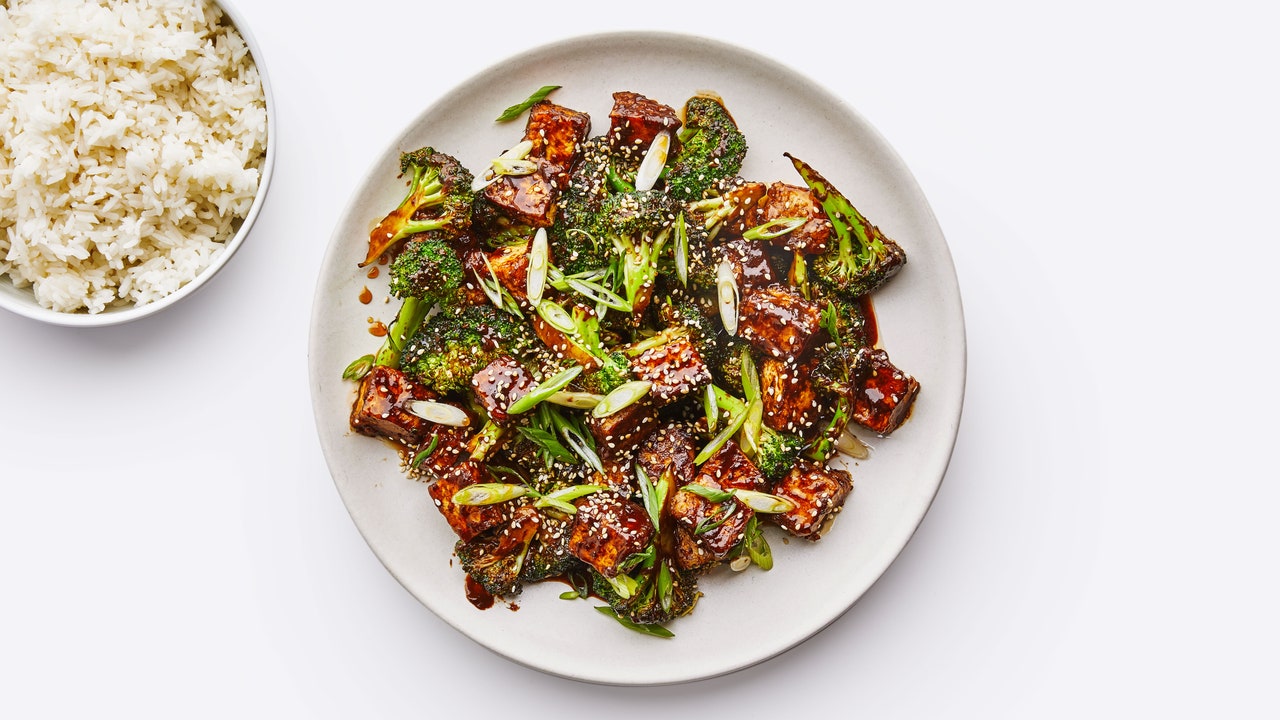 Sesame Tofu With Broccoli