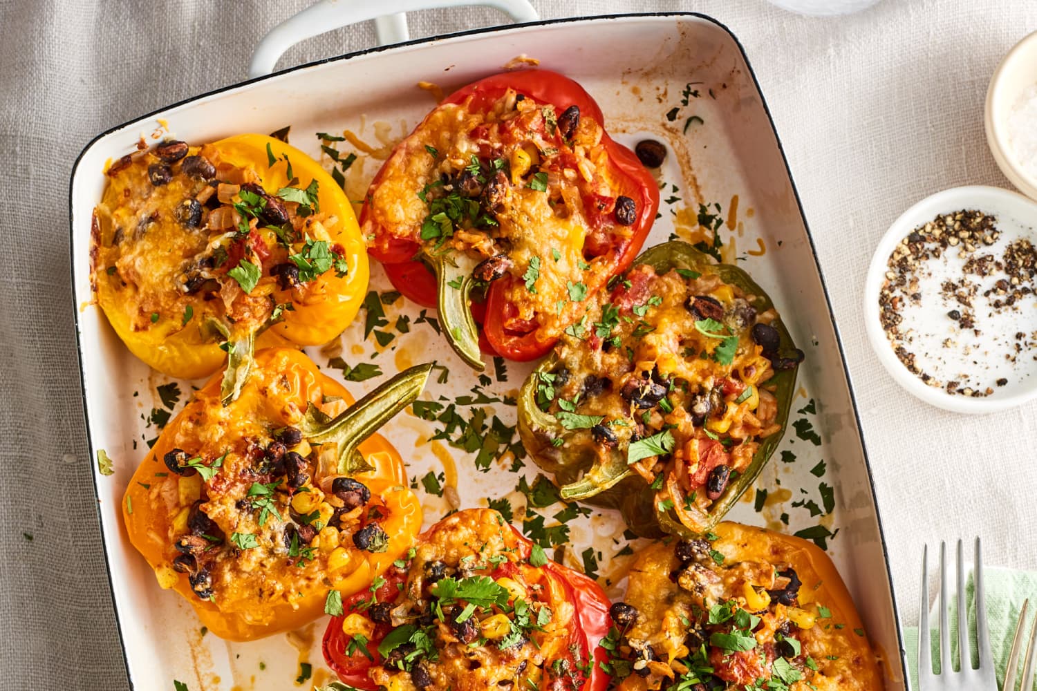 Protein-Packed Vegetarian Stuffed Peppers