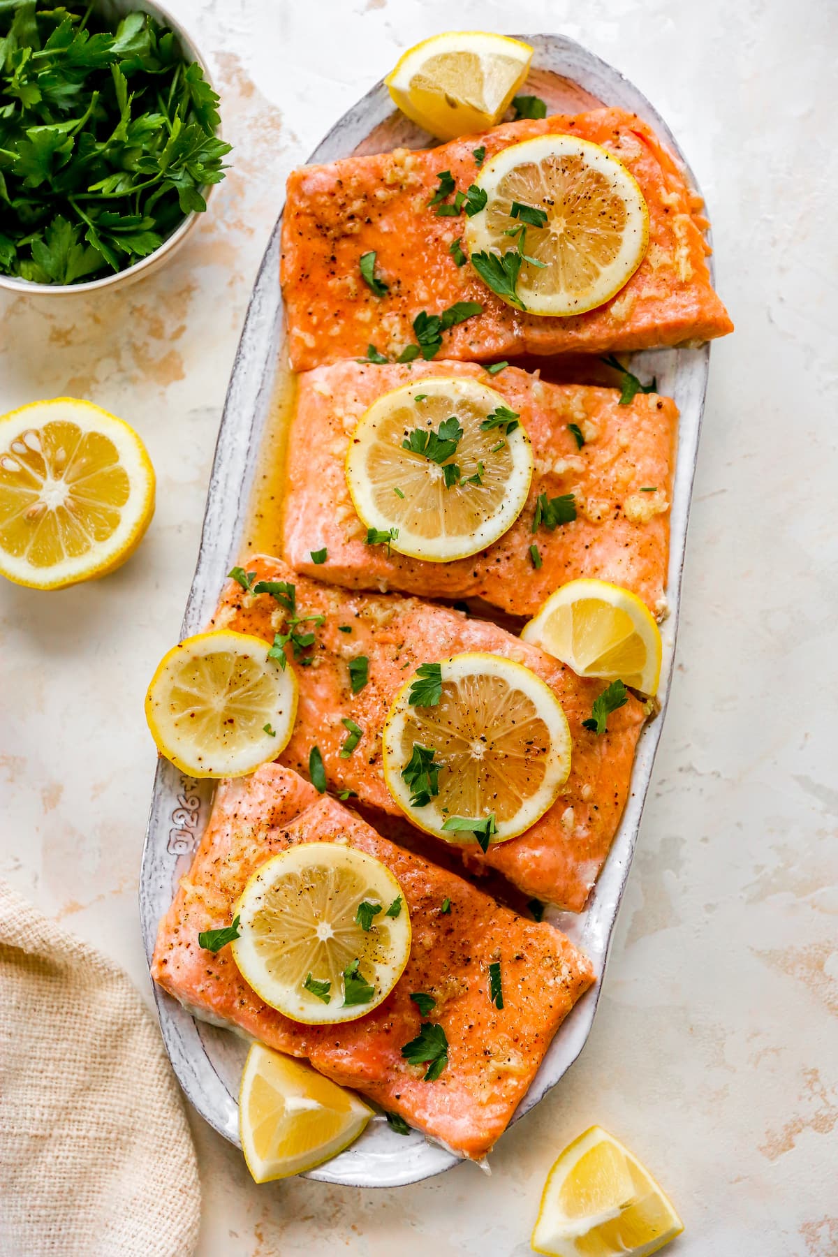 Honey Lemon Garlic Salmon