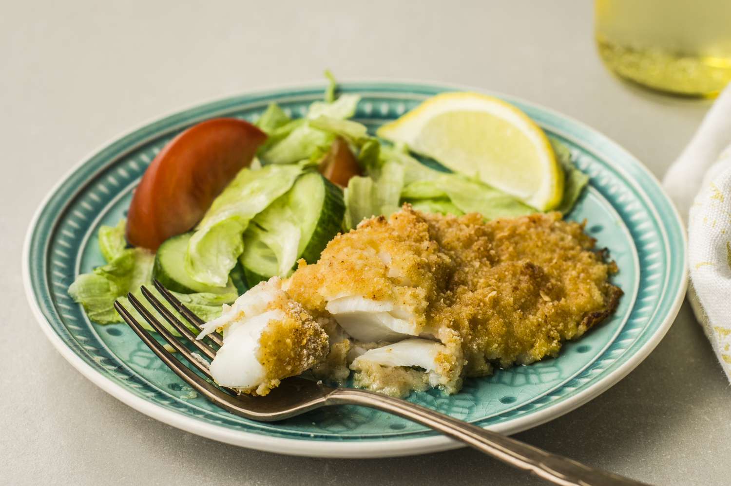 Parmesan Crusted Baked Fish