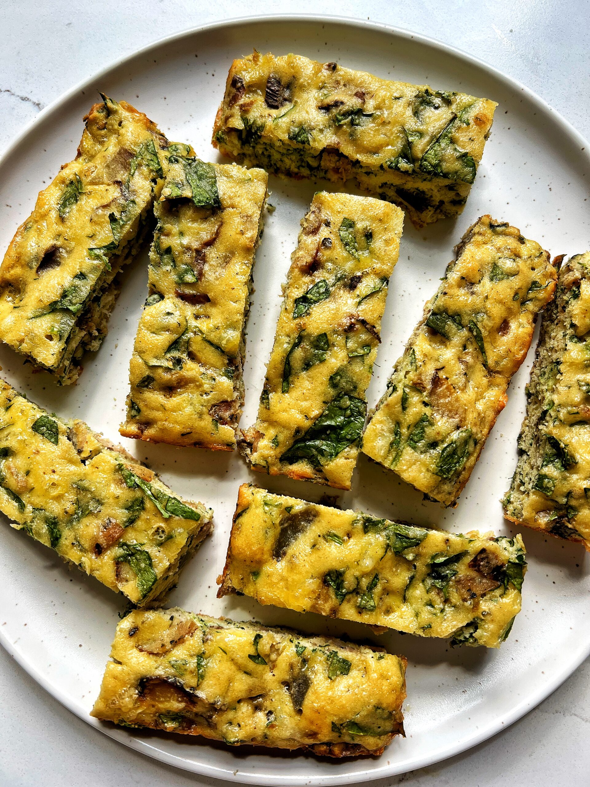 Gluten-free Veggie Frittata Sticks