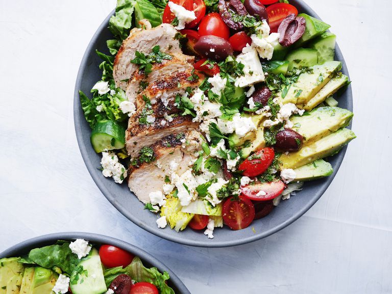 Mediterranean Grilled Chicken Salad