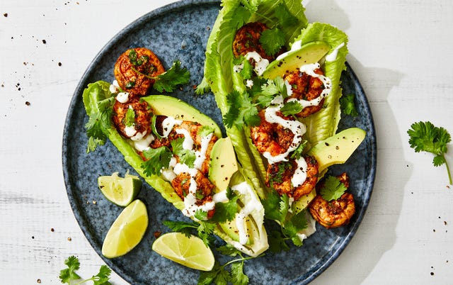 Cilantro-Lime Shrimp Wraps