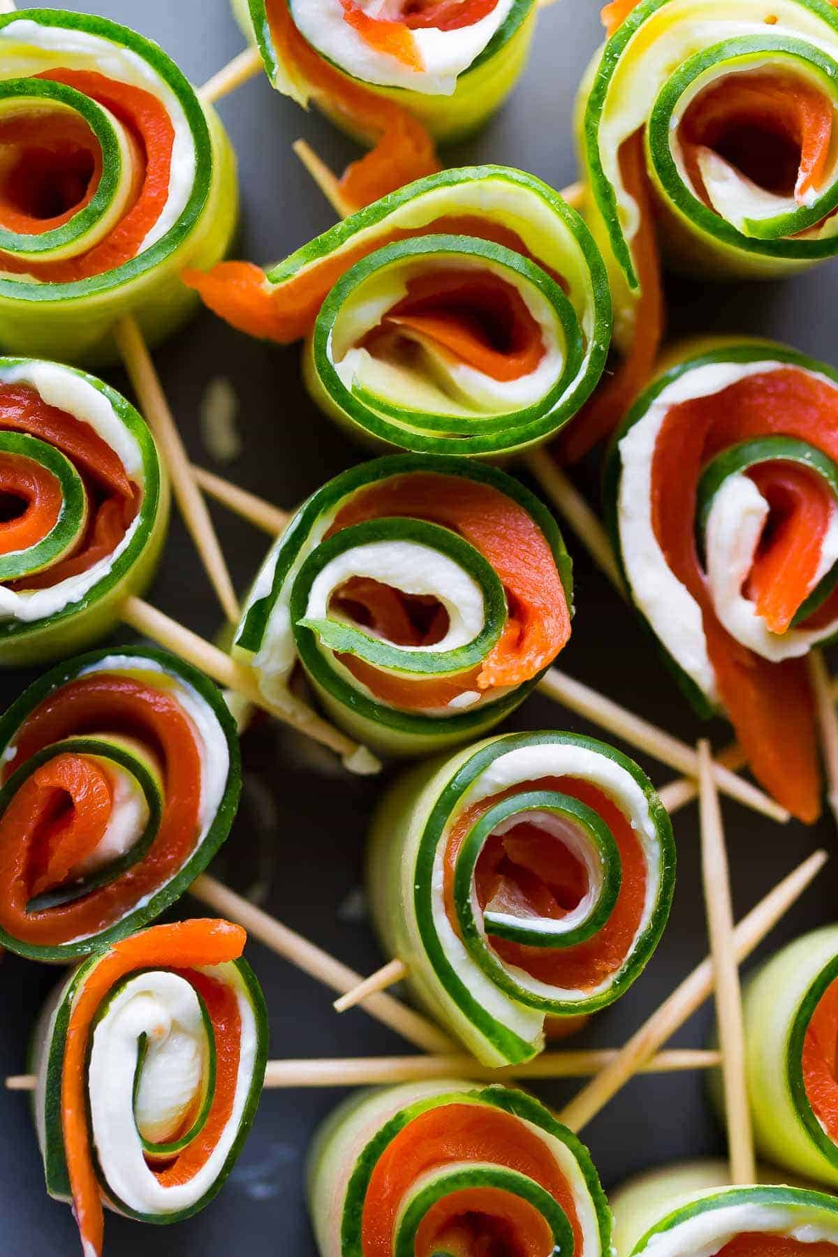 Smoked Salmon Roll ups