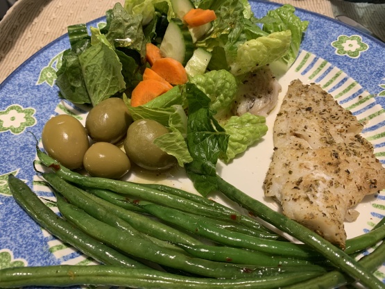 Broiled Tilapia Fillets