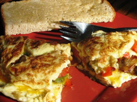 Veggie Omelet for One