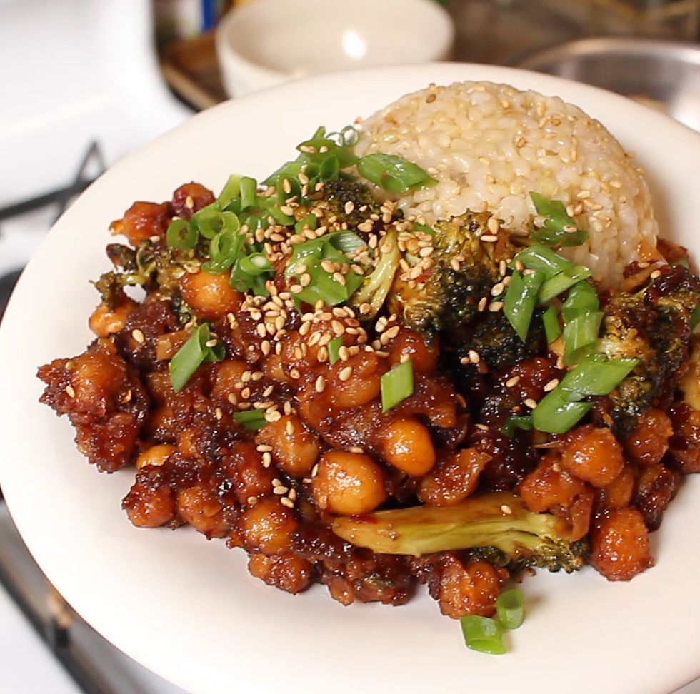 General Tso's Chickpeas